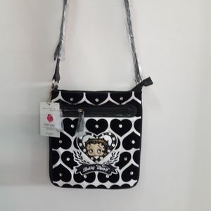 Betty Boop velvet purse